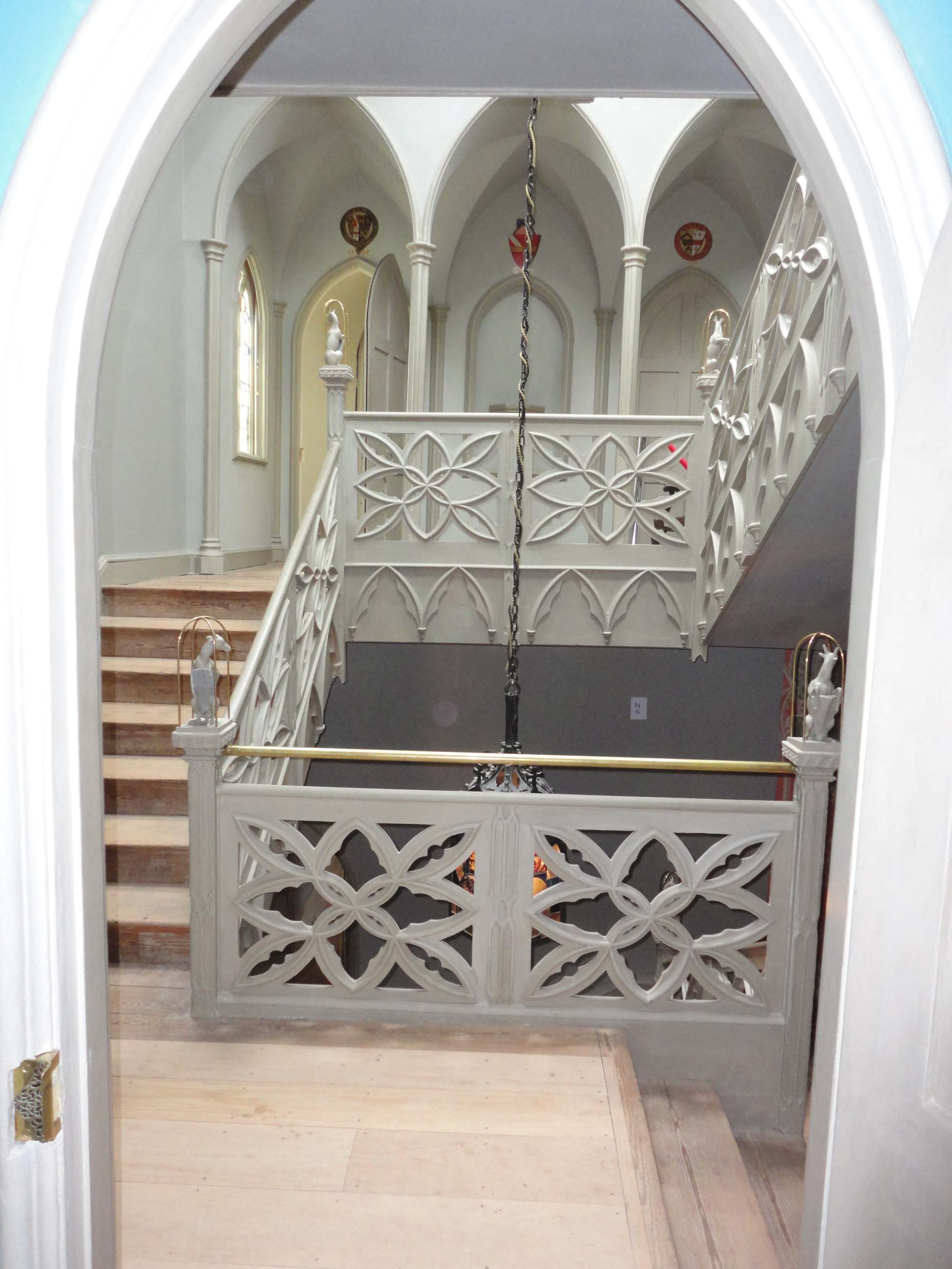 Balustrade designed by Mr Bentley