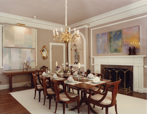Interior Design Dining Room Home Decor Modern Art