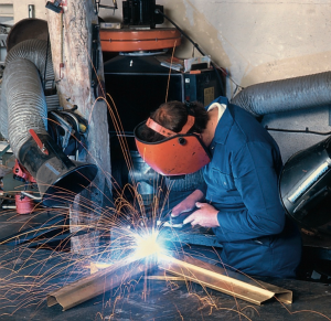 Welding a club fender