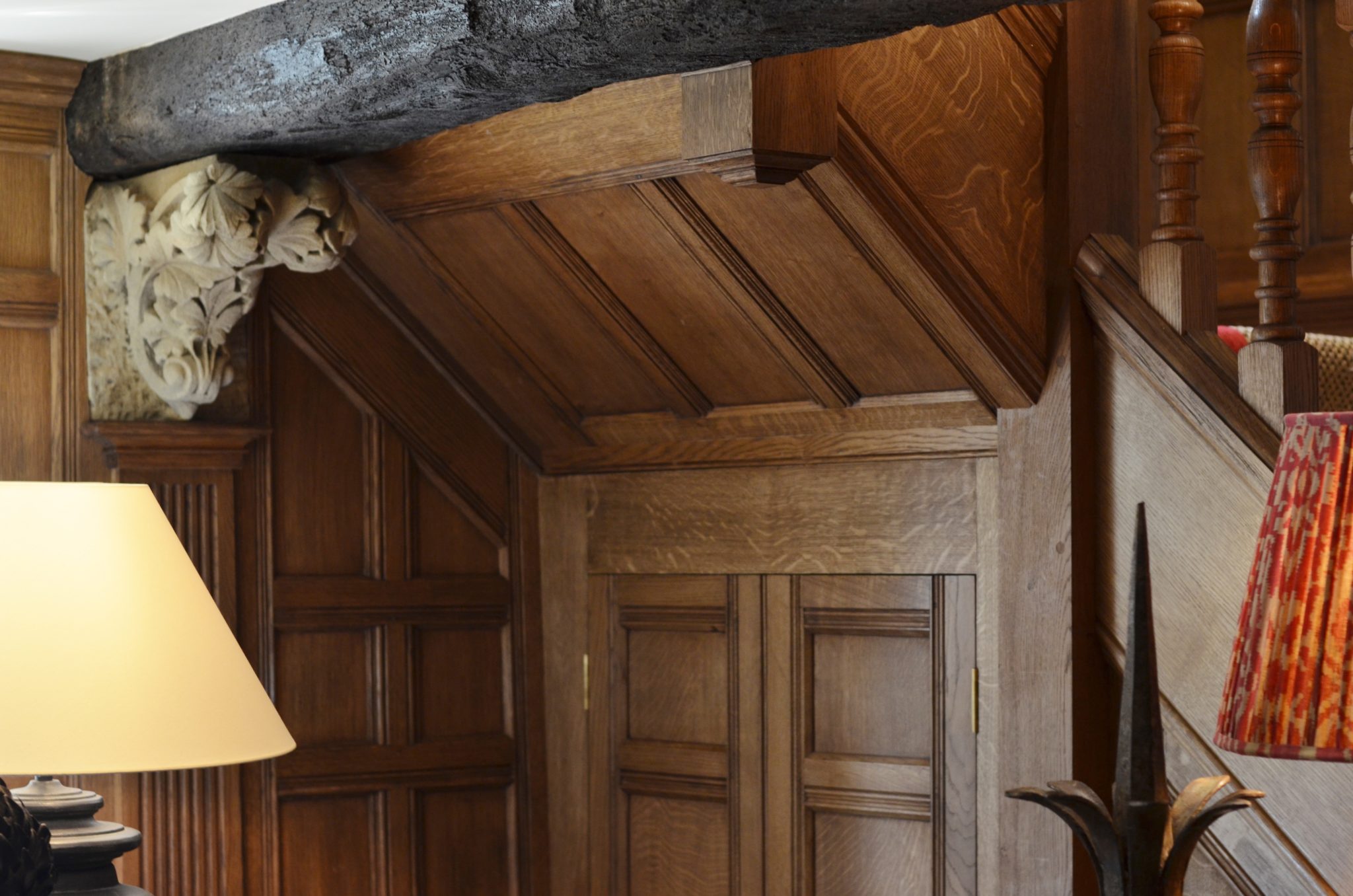 Georgian oak panelling