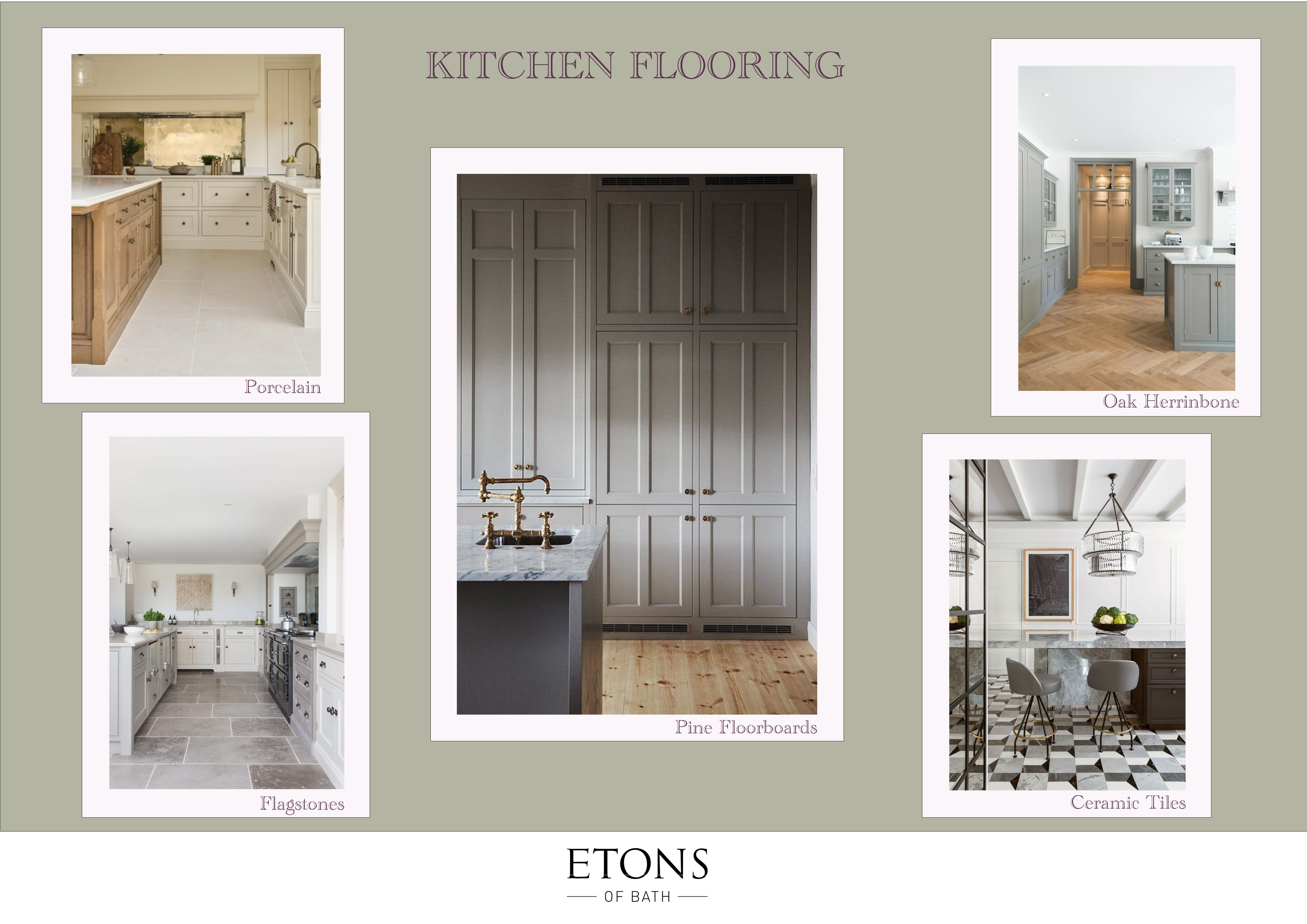 Flooring options that work well in a Georgian kitchen