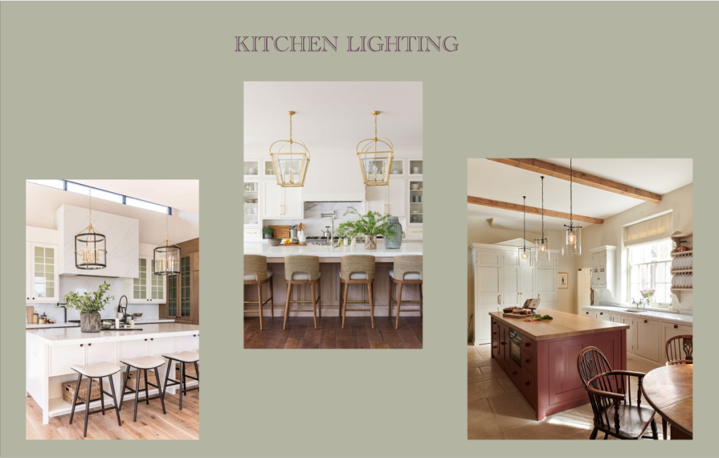 KITCHEN LIGHTING Georgian pendant lighting for kitchens